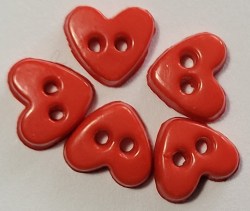 7mm red heart